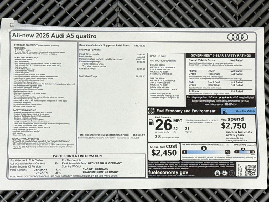 Thumbnail: 2025 Audi A5 - 9