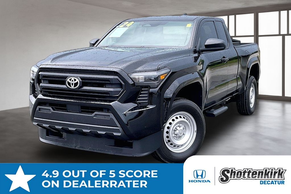 Black 2024 Toyota Tacoma Pickup Truck 4X2 8-Speed Automatic