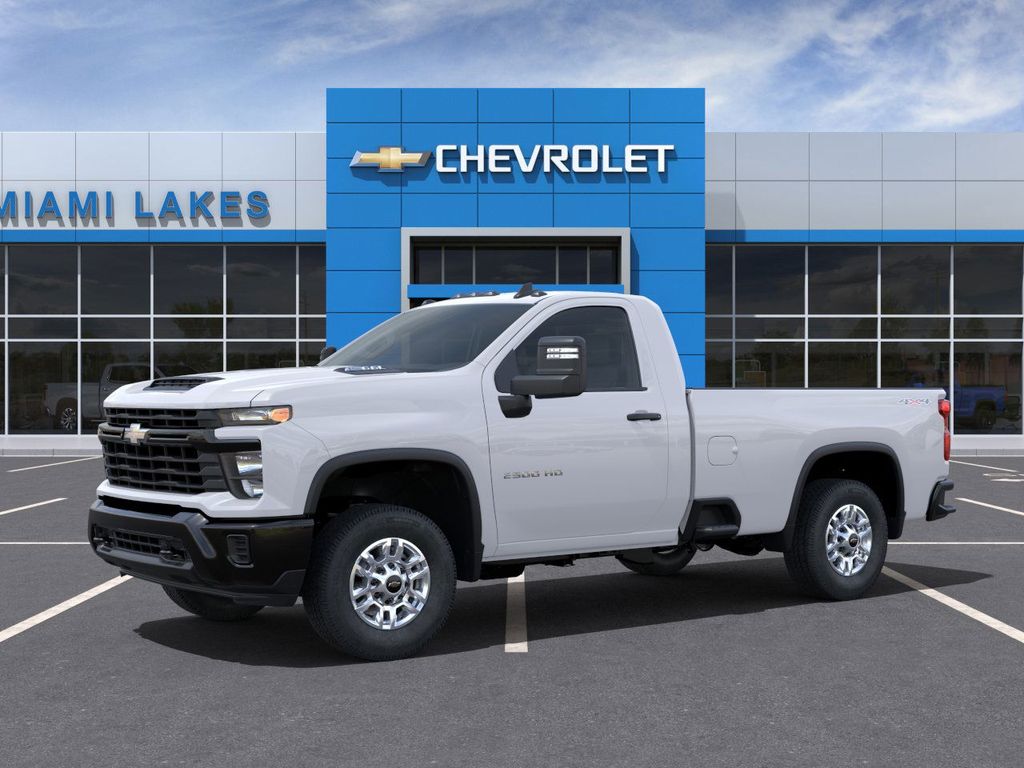 New 2025 Summit White Chevrolet Work Truck image 2