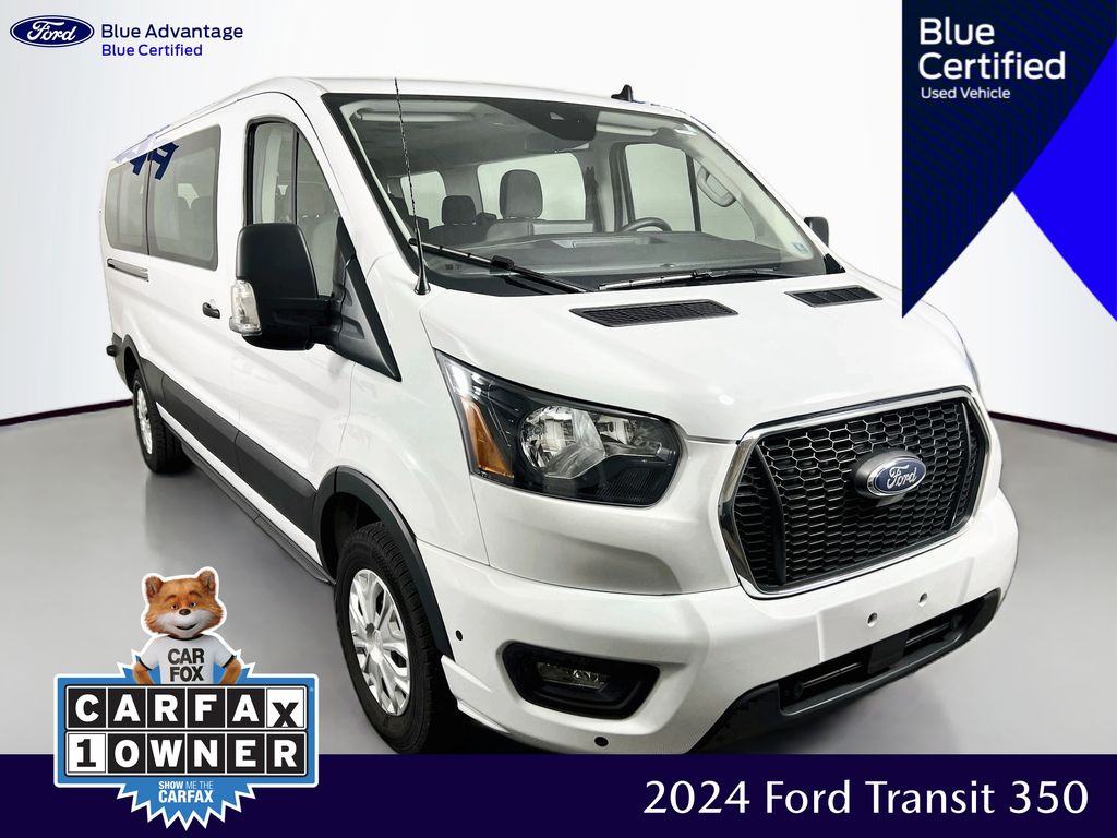 Oxford White 2024 Ford Transit Passenger Van Rear-Wheel Drive