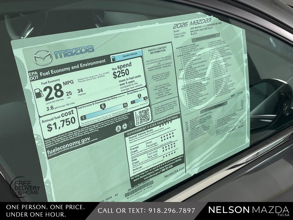 New 2026 Gray Mazda 2.5 S Premium image 15