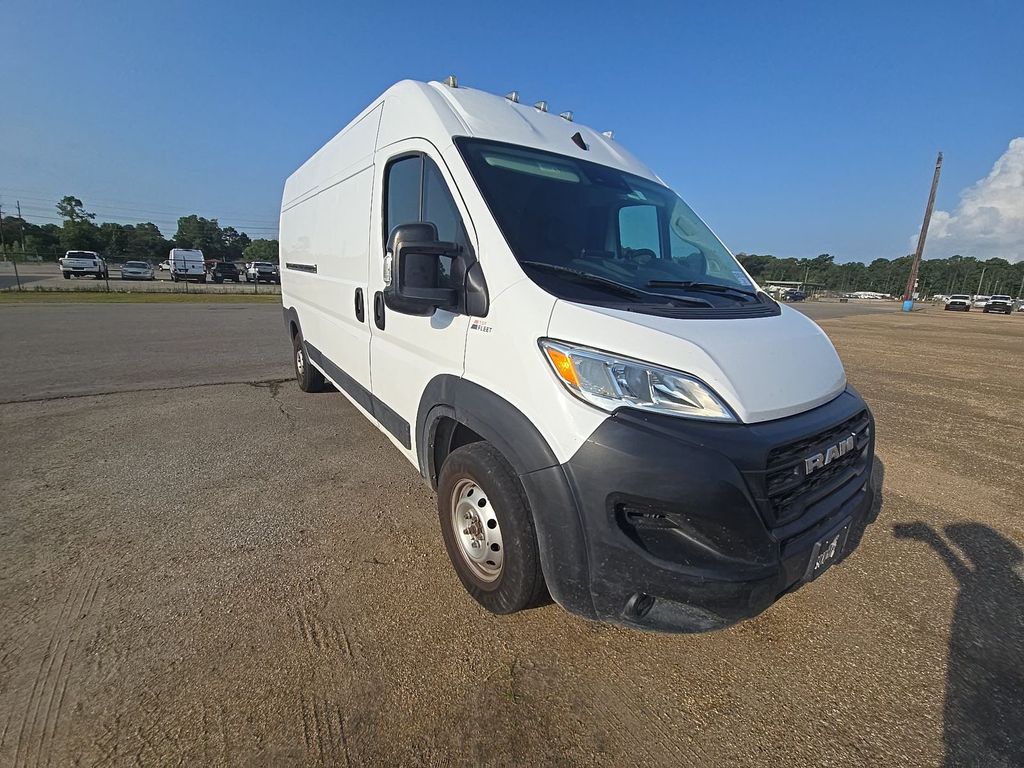 Bright White Clearcoat 2023 RAM ProMaster Van Front-Wheel Drive 9-Speed Automatic