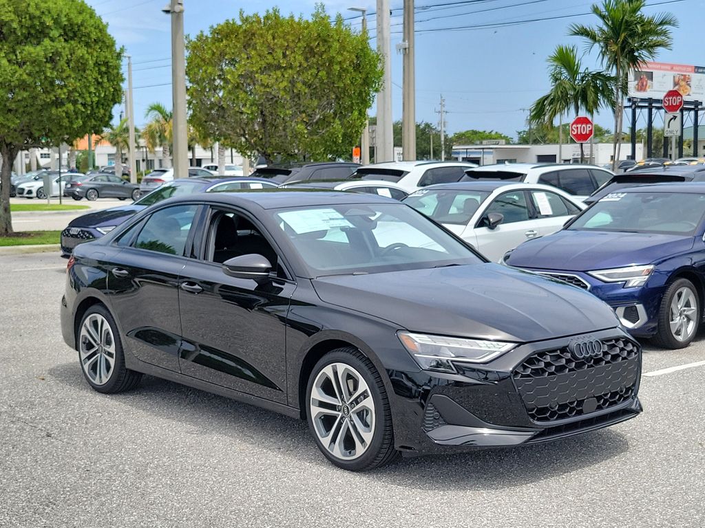 Black 2026 Audi A3 Hatchback 7-Speed Automatic