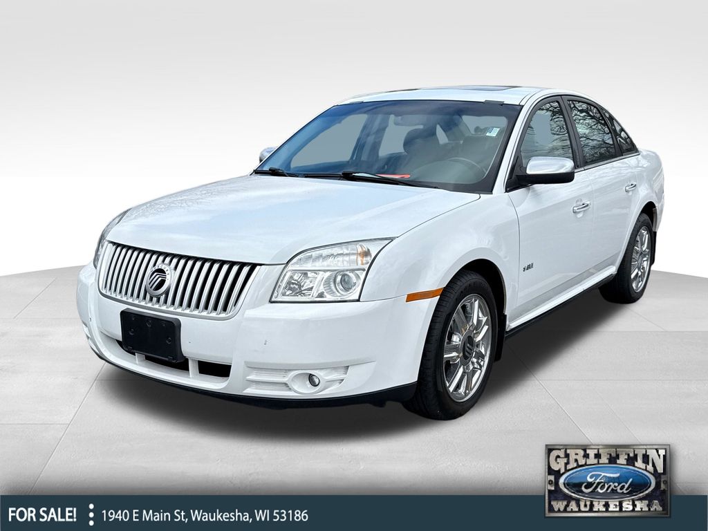 Oxford White Clearcoat 2008 Mercury Sable Premier Sedan FWD Sedan Front-Wheel Drive 6-Speed Automatic