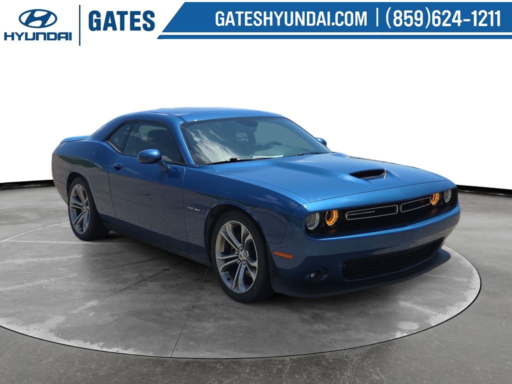 Blue (Frostbite) 2021 Dodge Challenger Coupe Rear-Wheel Drive 8-Speed Automatic