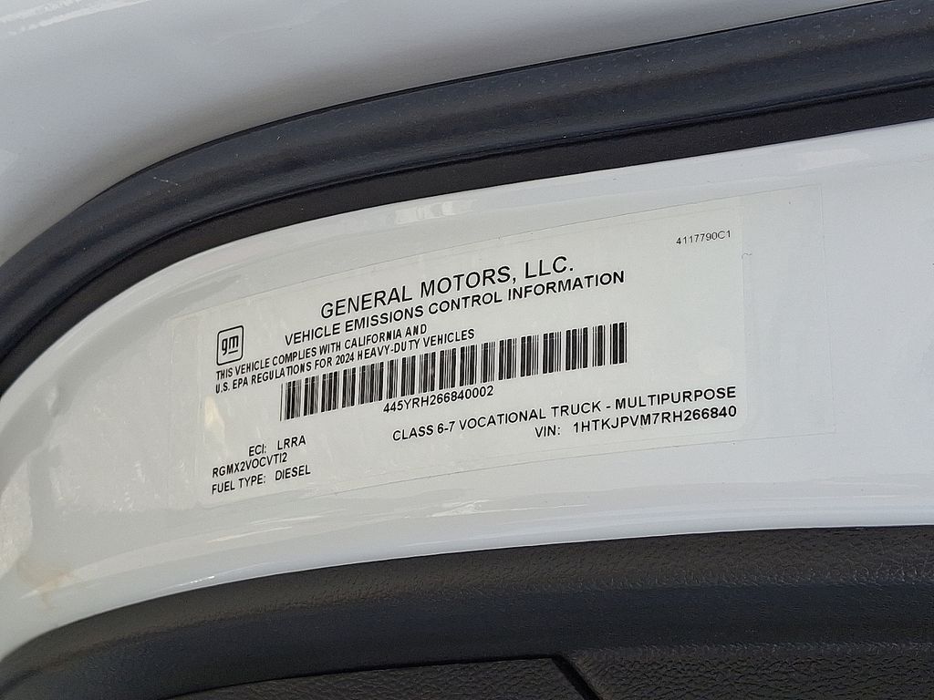 2024 Chevrolet Silverado 6500HD  White at Klick Lewis Buick Chevrolet