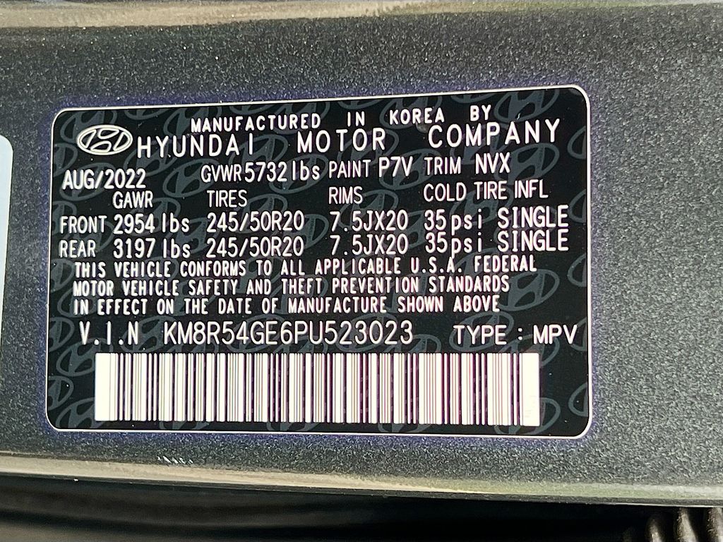 Used 2023 Gray Hyundai Limited image 35