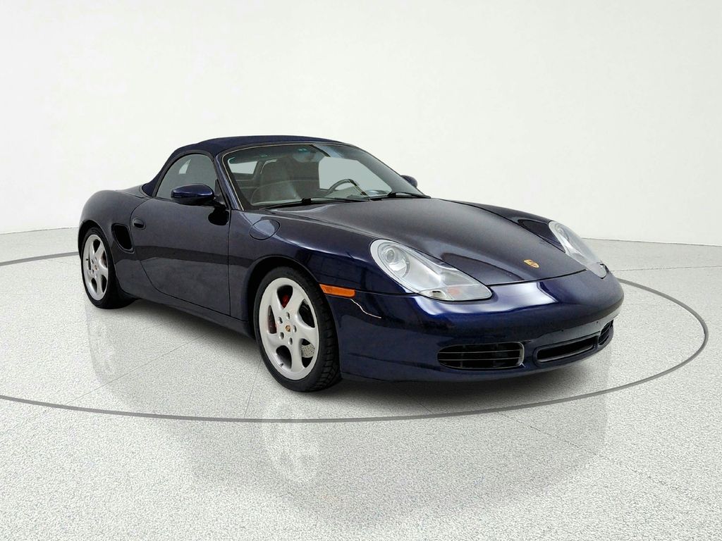 Cobalt Blue Metallic 2001 Porsche Boxster S Convertible Rear-Wheel Drive 6-Speed Manual Overdrive