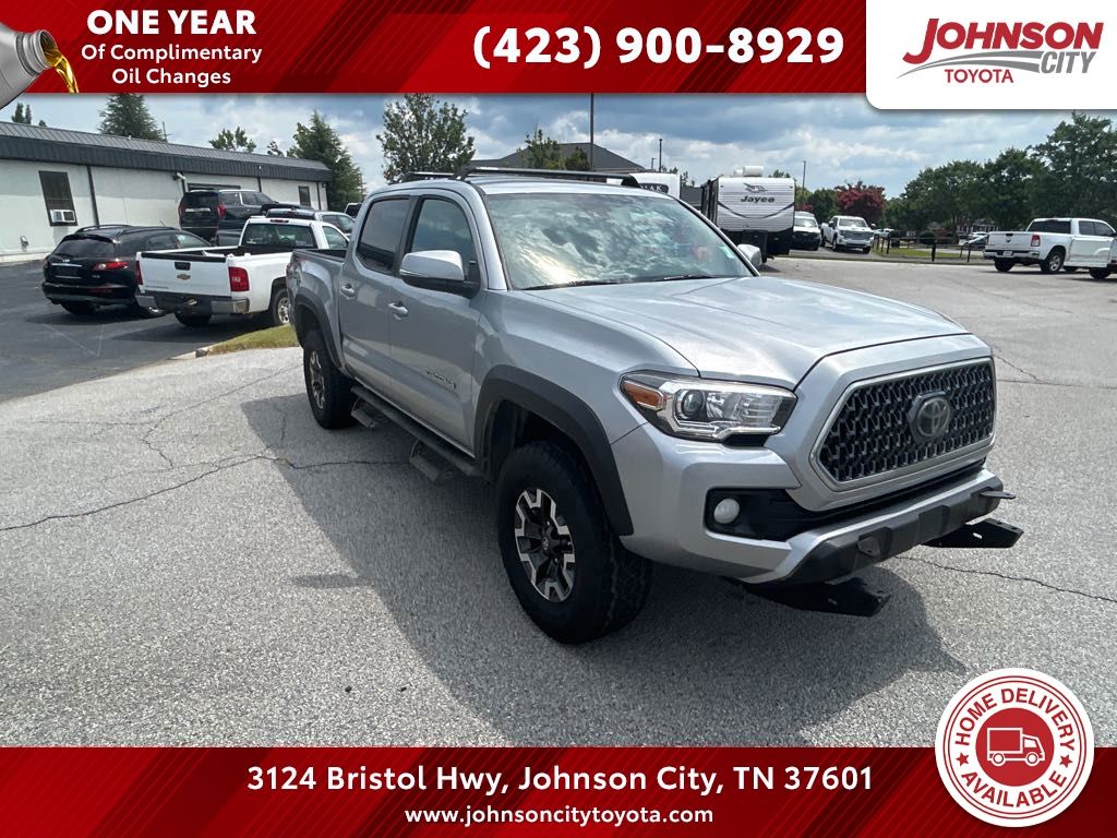 Silver Sky Metallic 2019 Toyota Tacoma Pickup Truck Four-Wheel Drive 6-Speed Manual