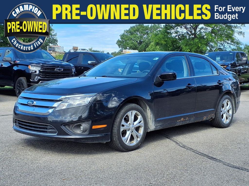Tuxedo Black 2012 Ford Fusion Sedan Front-Wheel Drive 6-Speed Automatic