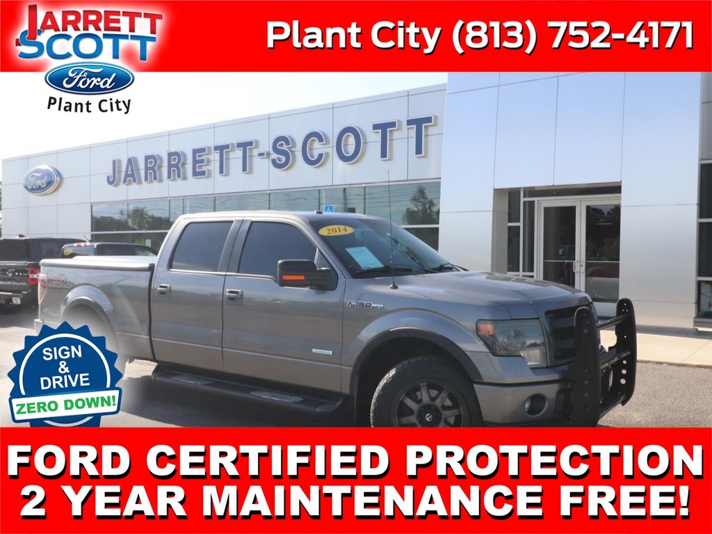 Sterling Gray Metallic 2014 Ford F-150 FX4 SuperCrew 4WD Pickup Truck Four-Wheel Drive 6-Speed Automatic