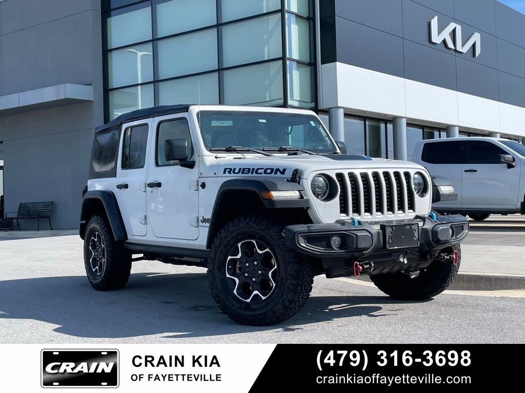Bright White Clearcoat 2023 Jeep Wrangler 4xe 8-Speed Automatic