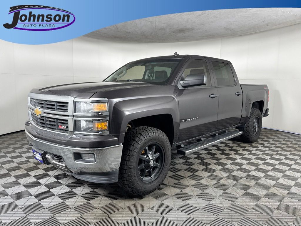 Gray (Tungsten Metallic) 2014 Chevrolet Silverado 1500 Pickup Truck 4X2 6-Speed Automatic Overdrive