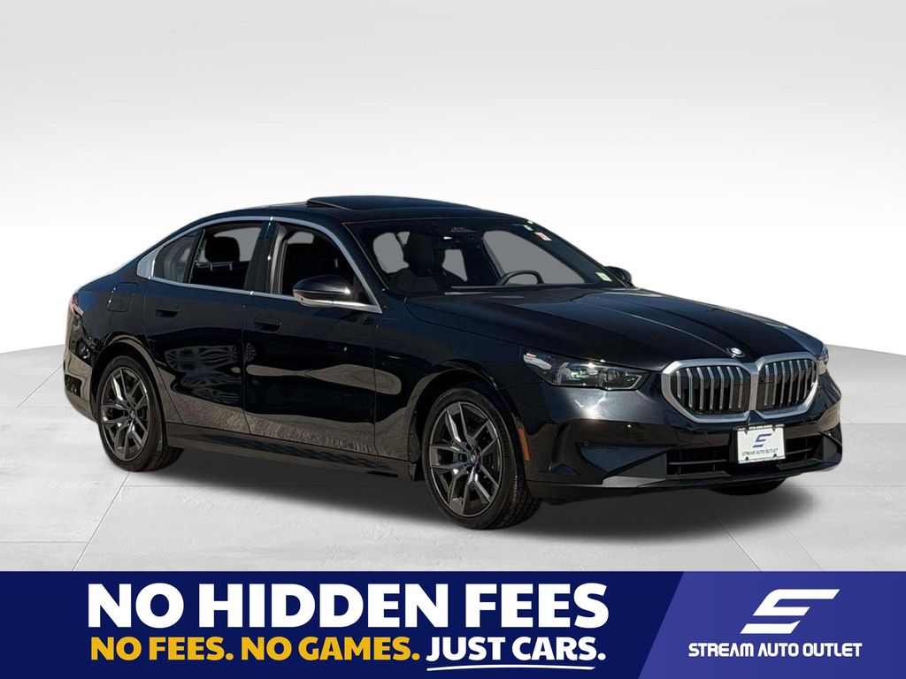 Black Sapphire Metallic 2026 BMW 5 Series Sedan All-Wheel Drive 8-Speed Automatic