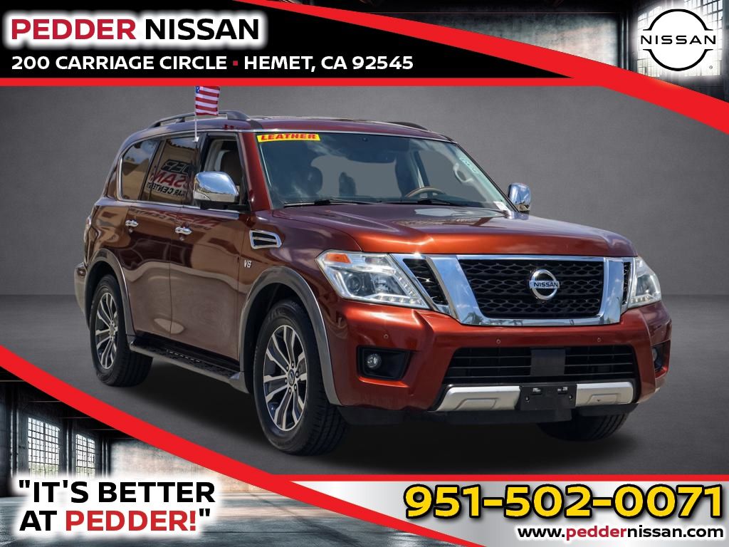 Red (Forged Copper) 2018 Nissan Armada SUV / Crossover 4X2 7-Speed Automatic