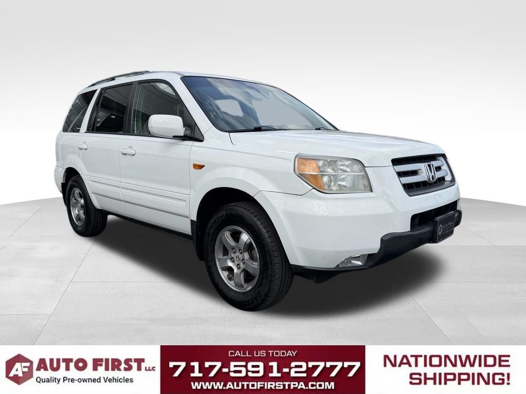 White 2006 Honda Pilot EX-L AWD SUV / Crossover Four-Wheel Drive 5-Speed Automatic Overdrive