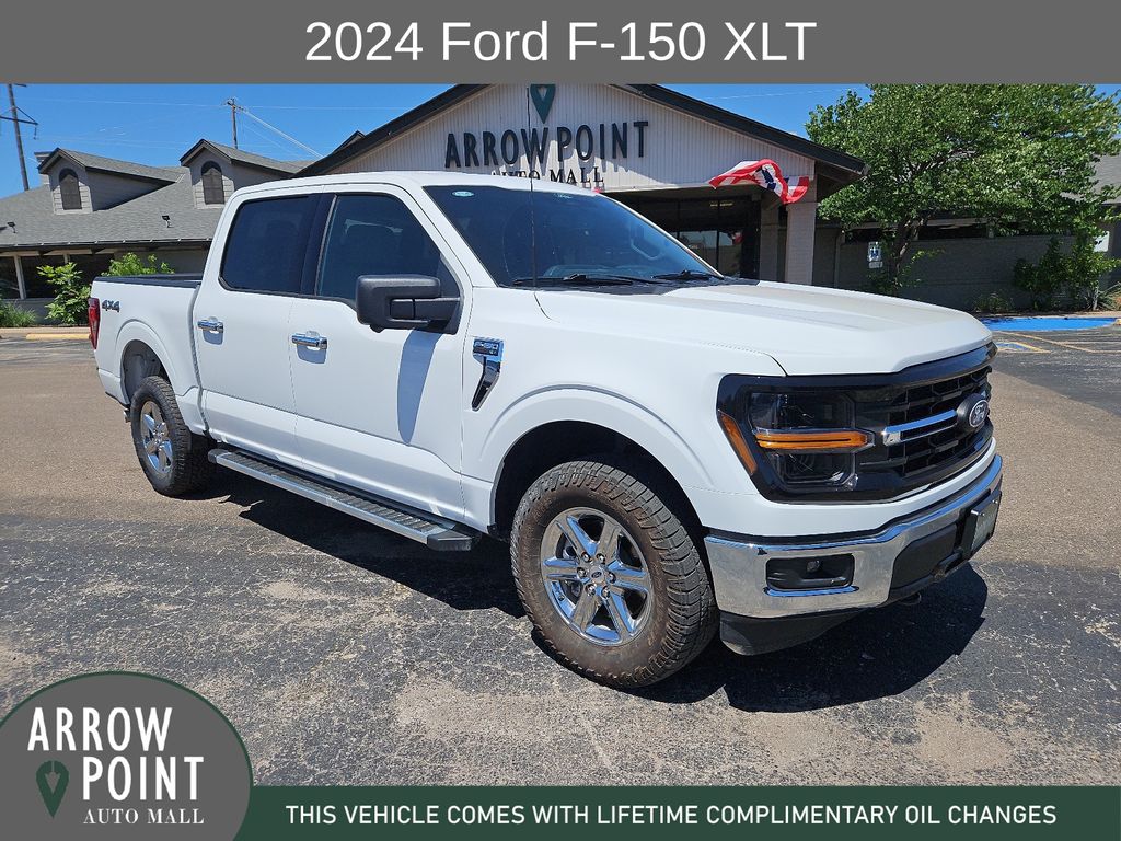 Oxford White 2024 Ford F-150 Pickup Truck Four-Wheel Drive Automatic