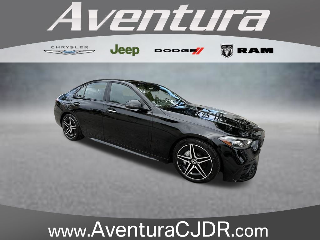 Black 2025 Mercedes-Benz C-Class Sedan All-Wheel Drive 9-Speed Automatic