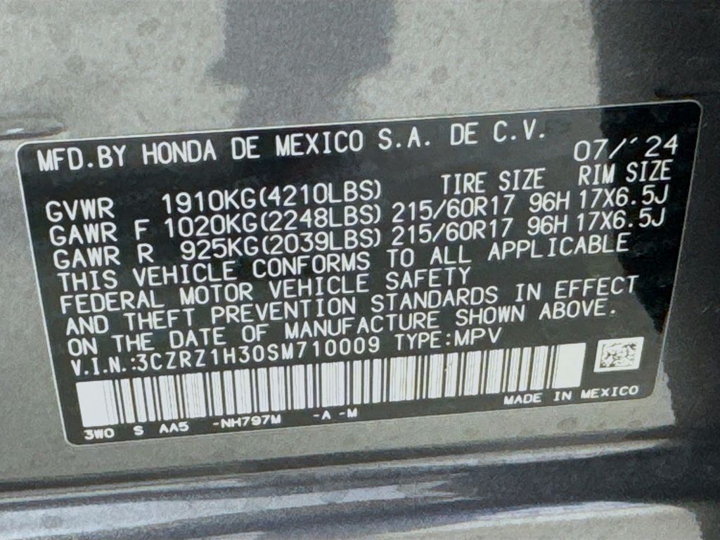 Used Car 2025 Honda Hr-v  Lx For Sale Under $25,000 In Austin, Texas