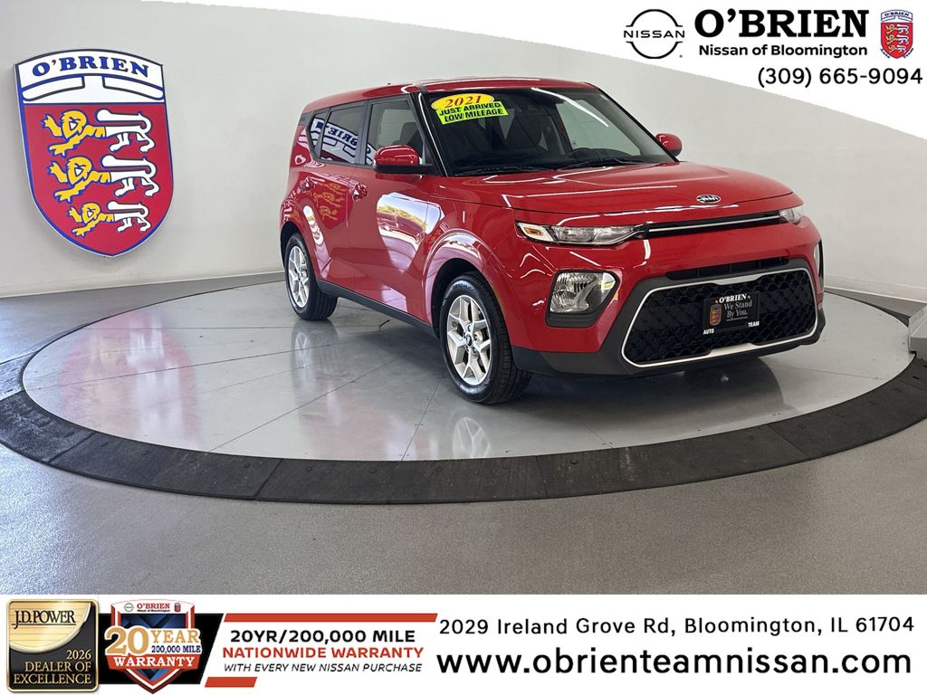 Inferno Red 2021 Kia Soul SUV / Crossover Front-Wheel Drive Continuously Variable Transmission