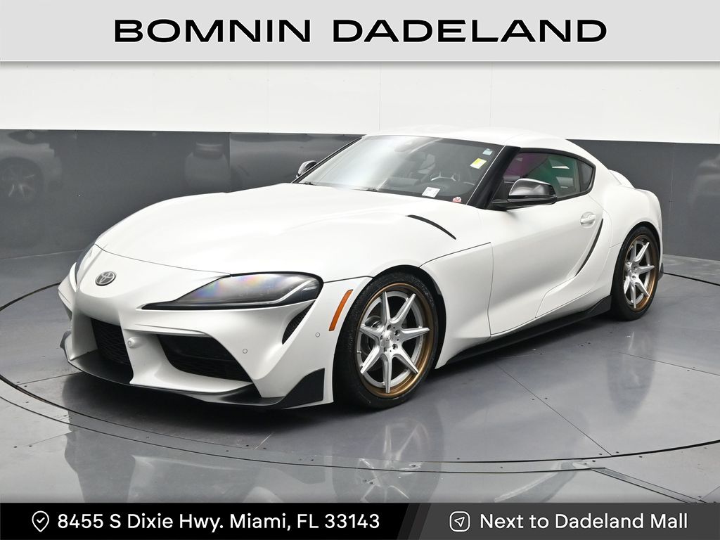 White 2021 Toyota Supra Coupe Rear-Wheel Drive 8-Speed Automatic