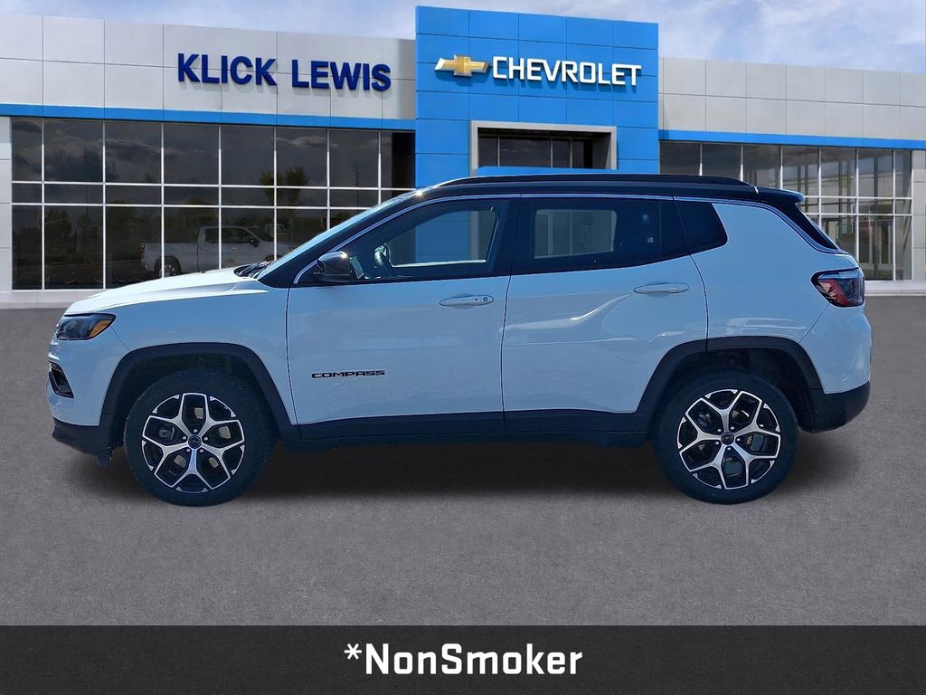 2025 Jeep Compass Limited White at Bob Ruth Ford