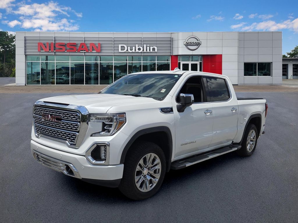 White Frost Tricoat 2019 GMC Sierra 1500 Pickup Truck Four-Wheel Drive 8-Speed Automatic