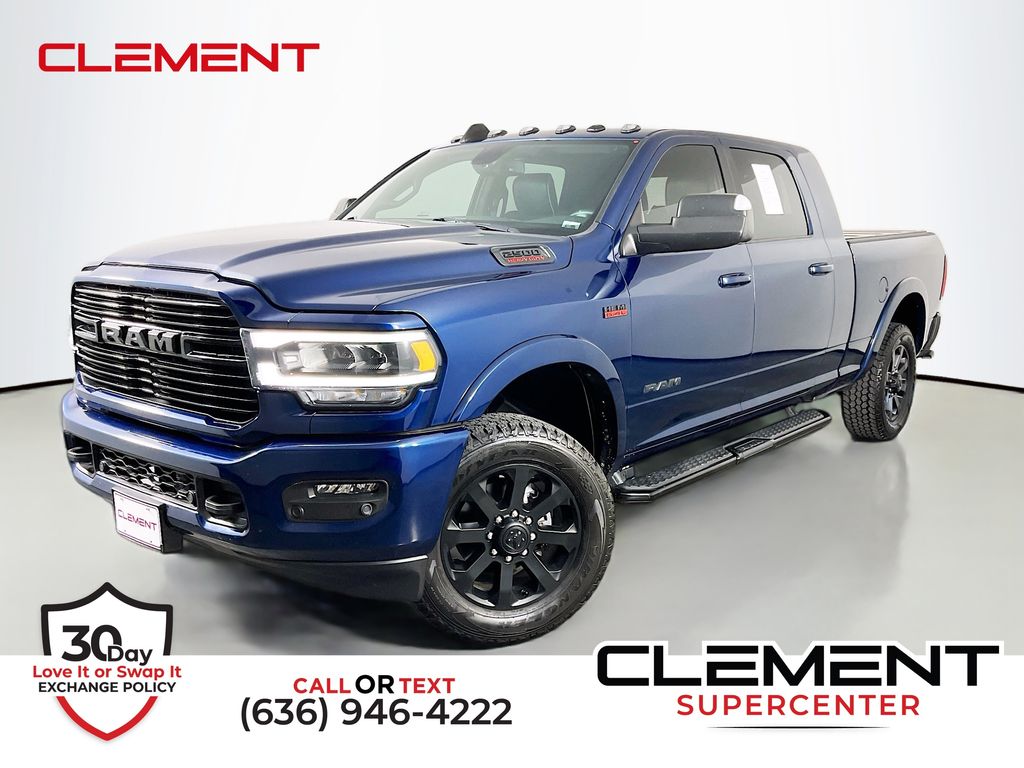 Patriot Blue Pearlcoat 2021 RAM 2500 Laramie Mega Cab 4WD Pickup Truck Four-Wheel Drive 8-Speed Automatic