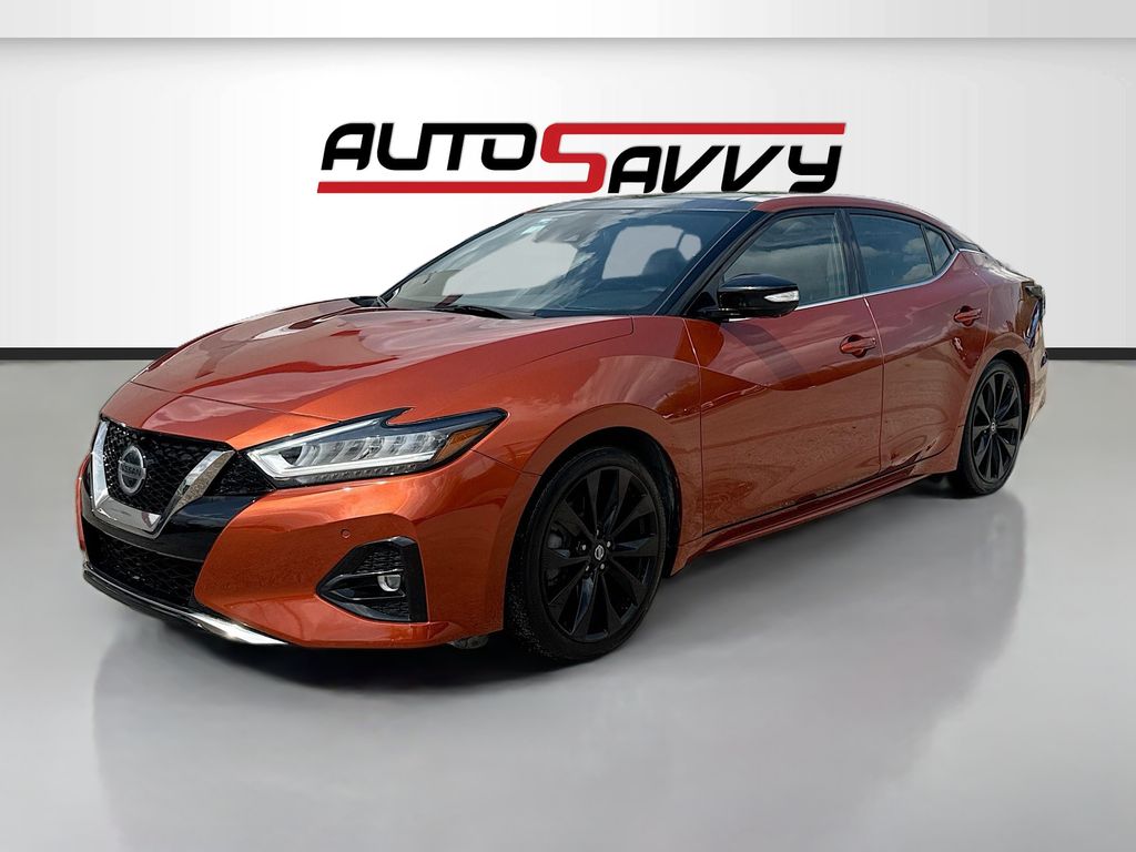 2022 Nissan Maxima SR Orange at AutoSavvy Houston Northwest
