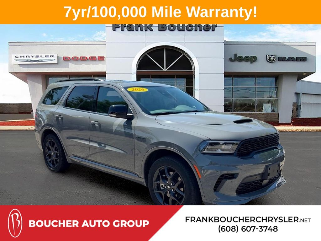 Destroyer Gray Clearcoat 2026 Dodge Durango SUV / Crossover All-Wheel Drive 8-Speed Automatic