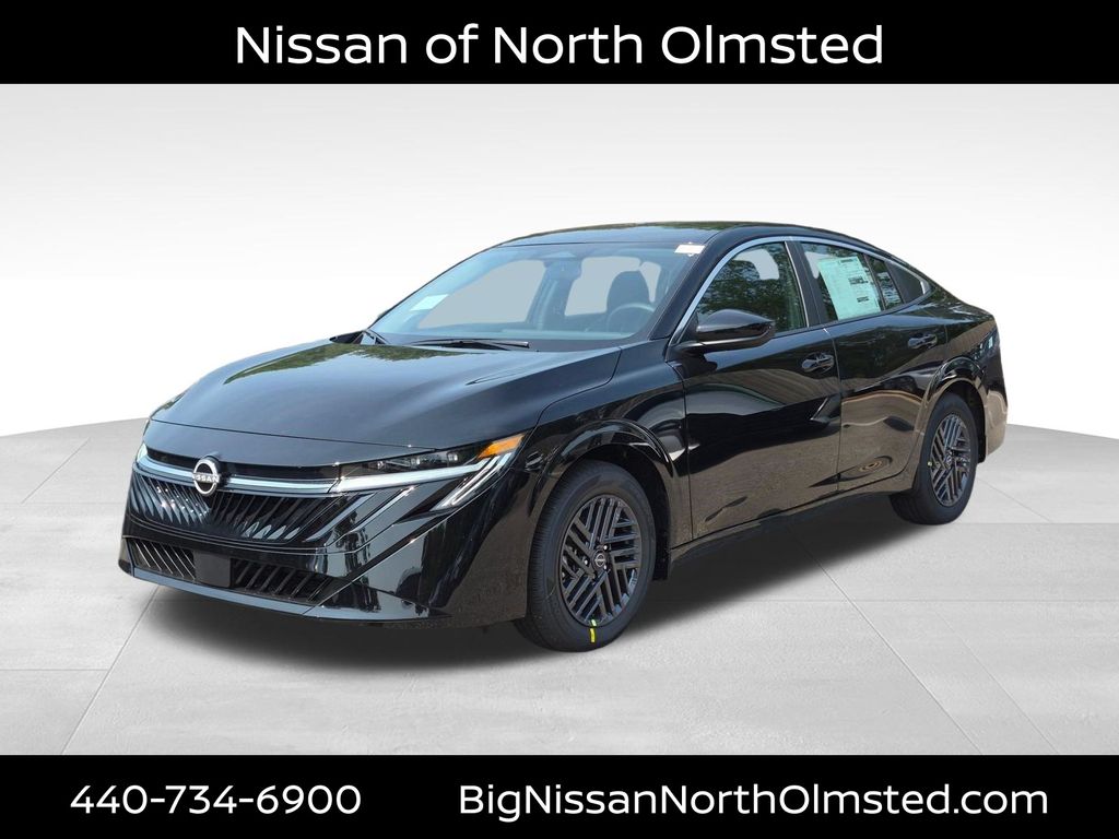 Super Black 2026 Nissan Sentra Sedan Front-Wheel Drive Continuously Variable Transmission