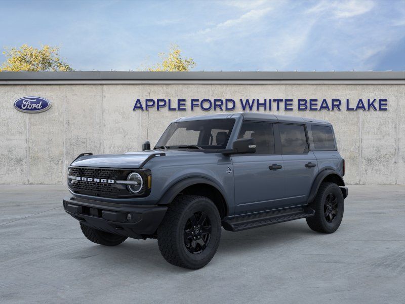 Blue (Azure Gray Metallic) 2025 Ford Bronco Outer Banks 4-Door 4WD SUV / Crossover Four-Wheel Drive Automatic