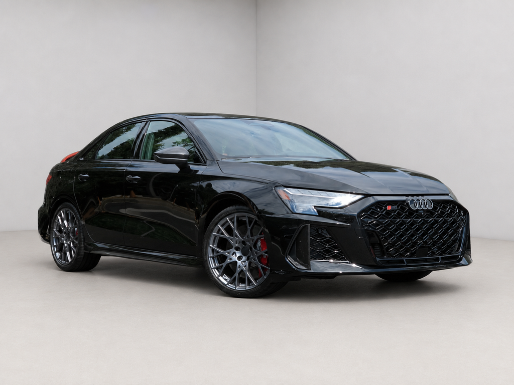 Black 2026 Audi RS 3 Sedan All-Wheel Drive 7-Speed Automatic
