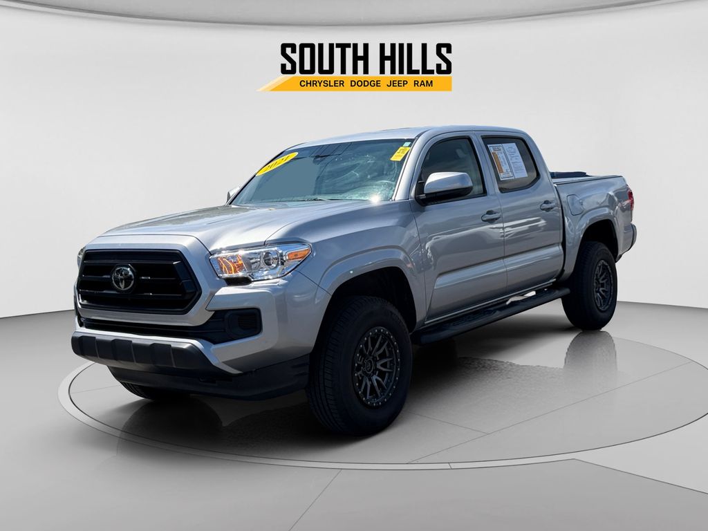 2021 Toyota Tacoma SR Silver at Klick Lewis Buick Chevrolet