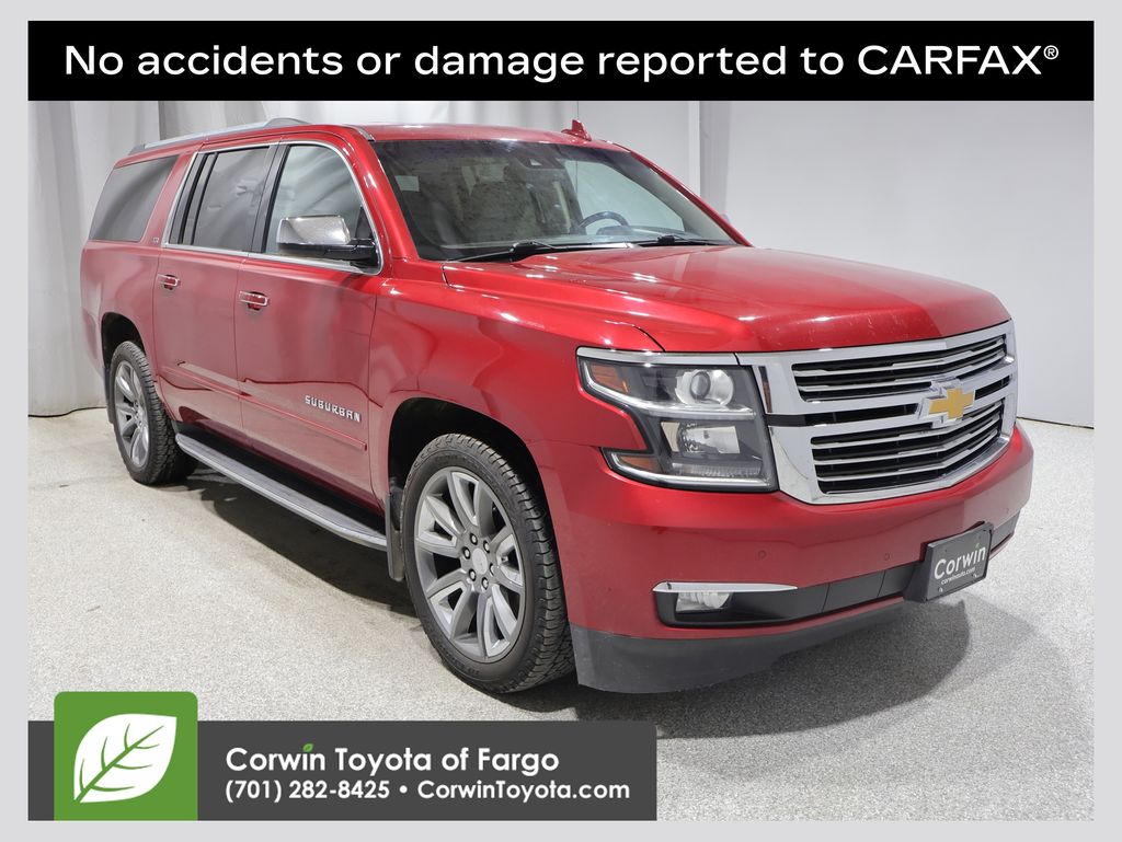 Crystal Red Tintcoat 2015 Chevrolet Suburban 1500 LTZ 4WD SUV / Crossover Four-Wheel Drive 6-Speed Automatic Overdrive