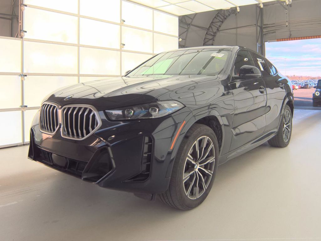 Carbon Black Metallic 2025 BMW X6 xDrive40i AWD SUV / Crossover All-Wheel Drive 8-Speed Automatic