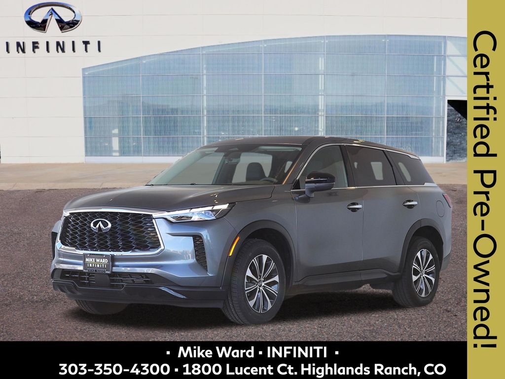 Gray (Graphite Shadow) 2025 INFINITI QX60 Pure AWD SUV / Crossover All-Wheel Drive 9-Speed Automatic