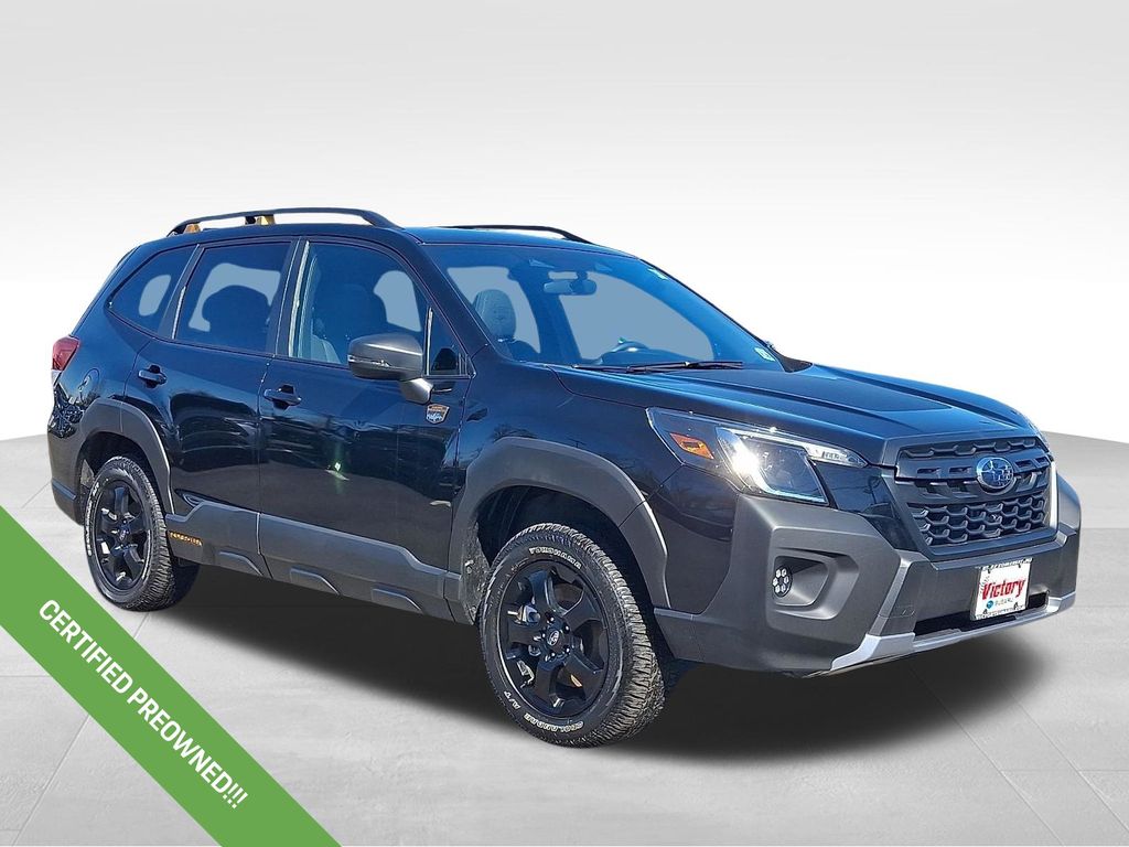 Crystal Black Silica 2025 Subaru Forester SUV / Crossover All-Wheel Drive Continuously Variable Transmission