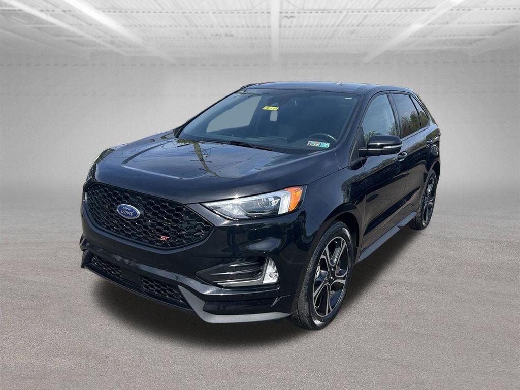 Black Metallic 2022 Ford Edge SUV / Crossover All-Wheel Drive 7-Speed Automatic