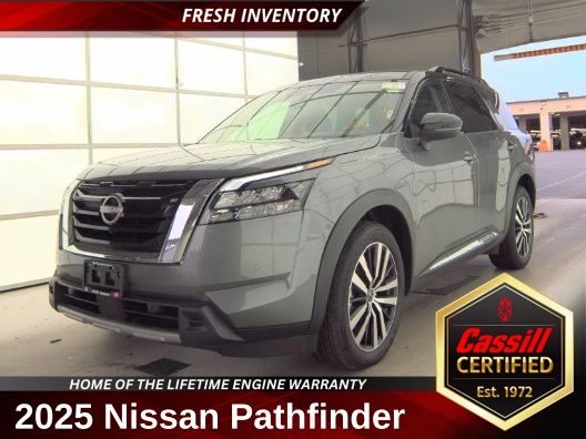 Gun Metallic/Super Black 2025 Nissan Pathfinder SUV / Crossover All-Wheel Drive 9-Speed Automatic
