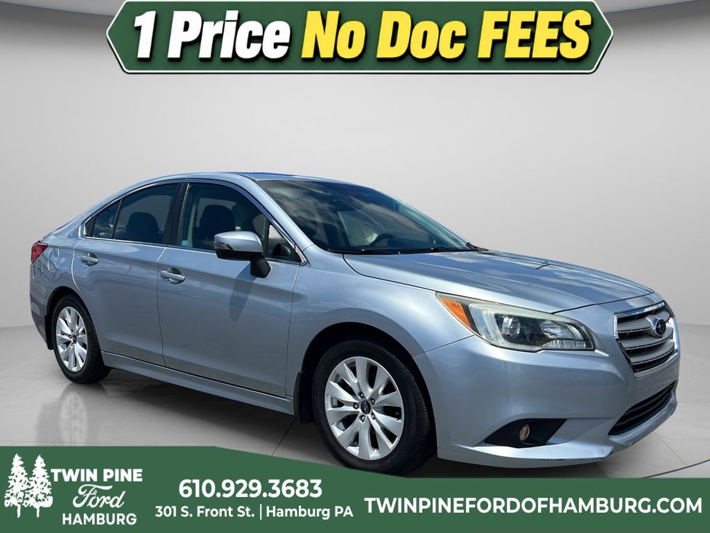 Ice Silver Metallic 2016 Subaru Legacy Sedan All-Wheel Drive Continuously Variable Transmission