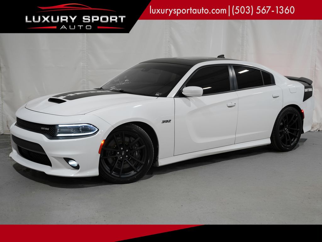White Knuckle Clearcoat 2018 Dodge Charger Sedan Rear-Wheel Drive 8-Speed Automatic