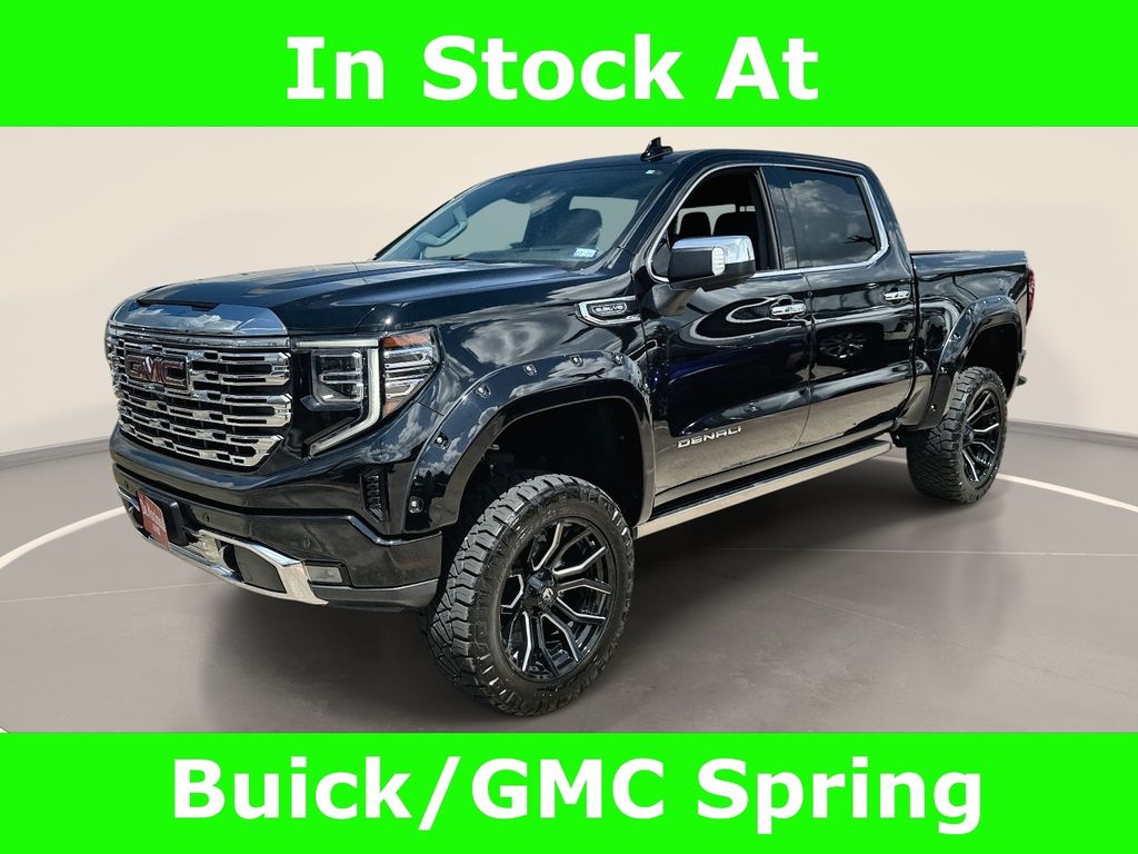Onyx Black 2022 GMC Sierra 1500 Pickup Truck Four-Wheel Drive Automatic