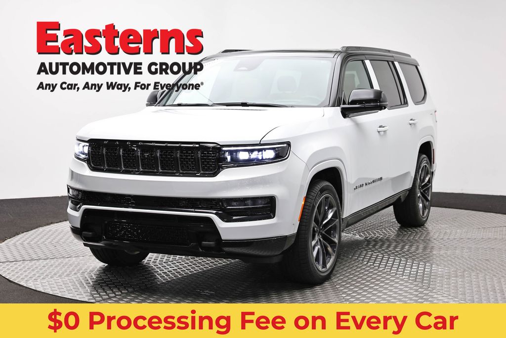 Bright White Clearcoat 2025 Jeep Grand Wagoneer Series III 4WD SUV / Crossover Four-Wheel Drive 8-Speed Automatic