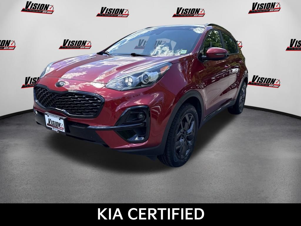 Hyper Red 2022 Kia Sportage SUV / Crossover All-Wheel Drive 6-Speed Automatic Overdrive