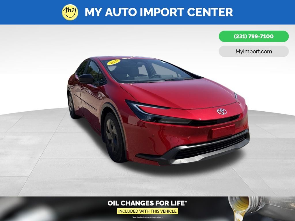 Red 2026 Toyota Prius Hatchback All-Wheel Drive Continuously Variable Transmission