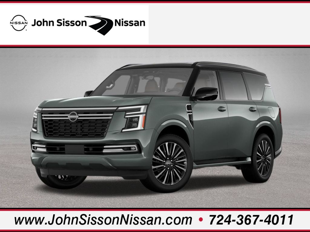 2026 Nissan Armada Platinum Reserve White at John Sisson Motors
