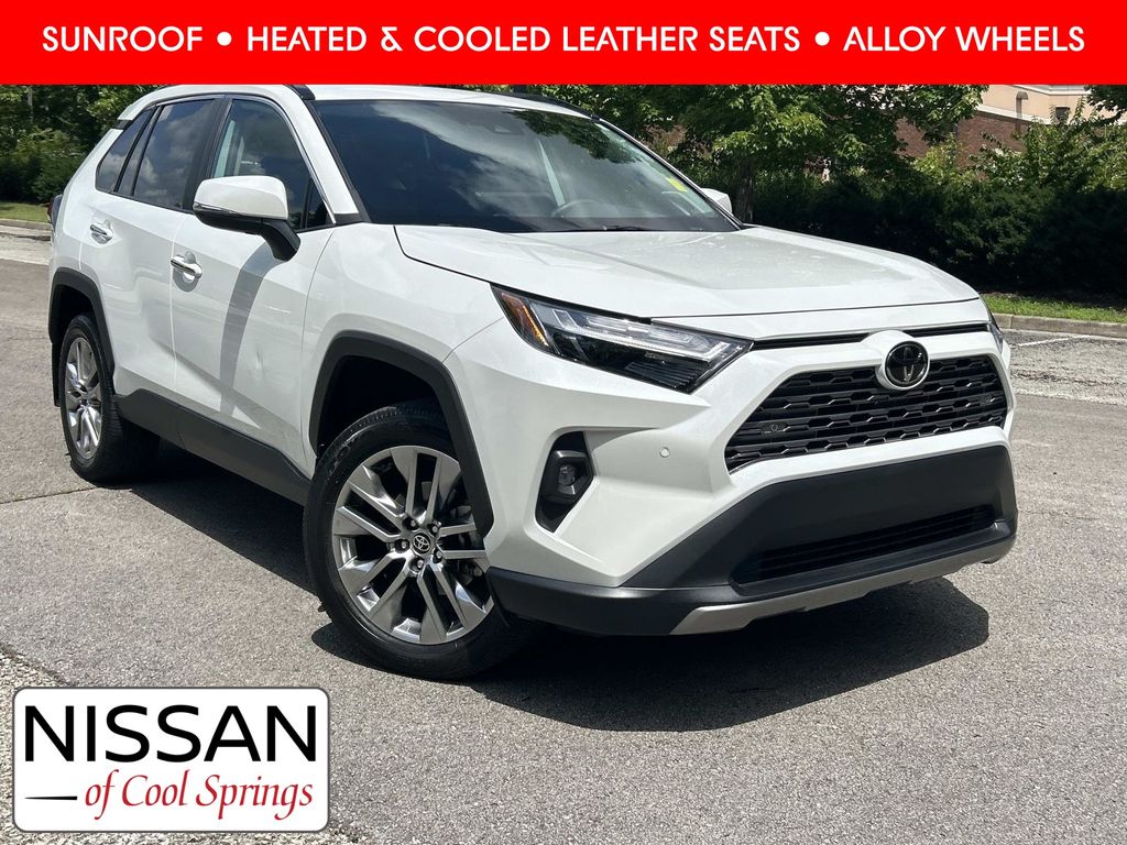 Off White 2023 Toyota RAV4 SUV / Crossover All-Wheel Drive 8-Speed Automatic