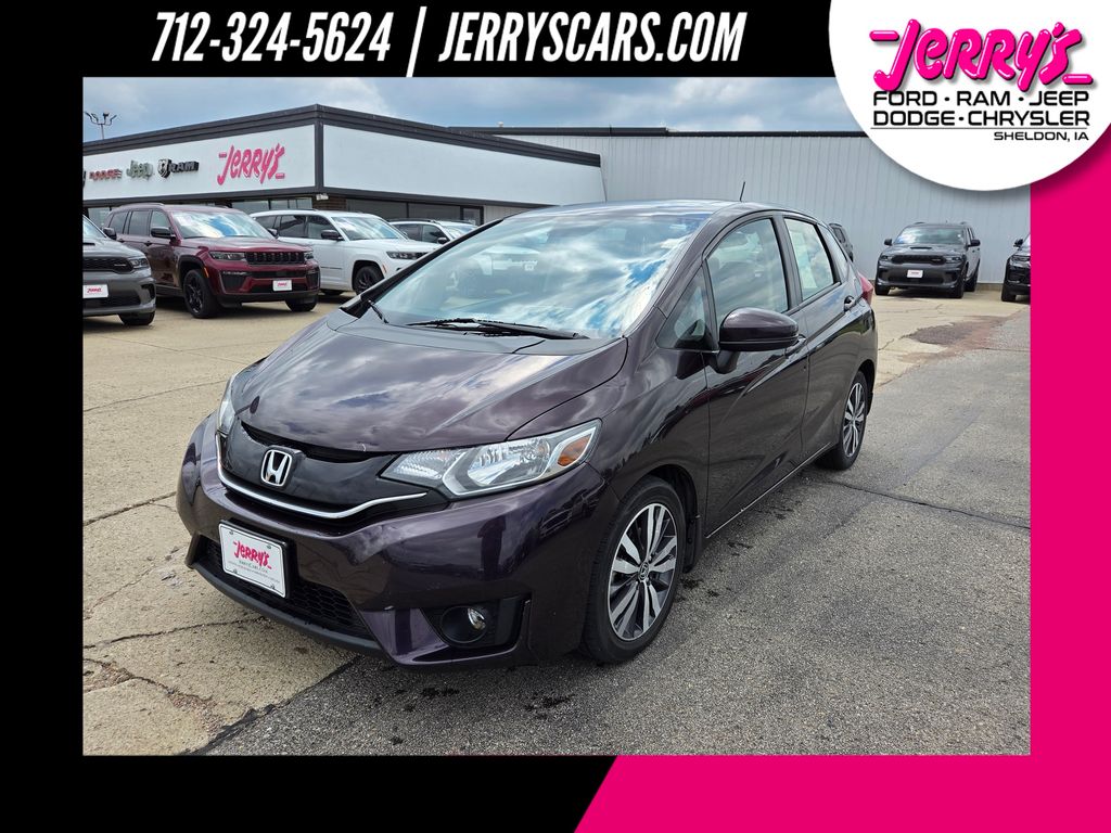 Purple 2017 Honda Fit EX Hatchback Front-Wheel Drive Continuously Variable Transmission