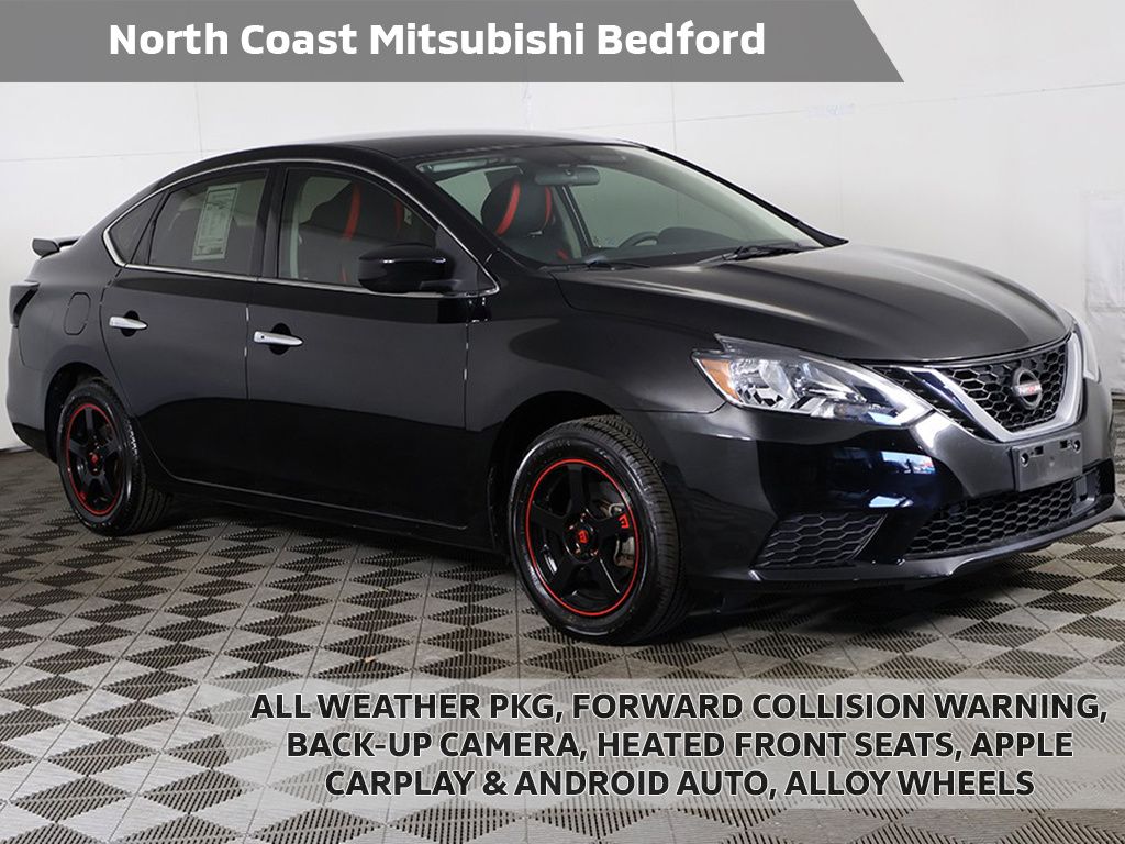 Super Black 2019 Nissan Sentra SV FWD Sedan Front-Wheel Drive Continuously Variable Transmission